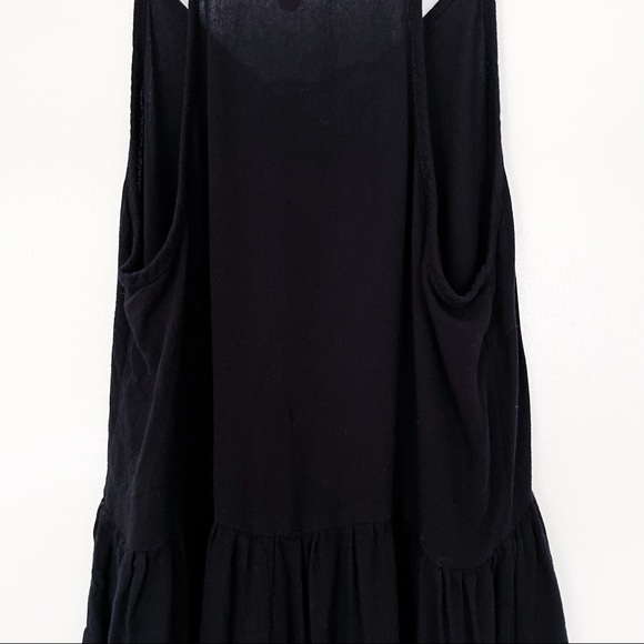 PacSun LA Hearts Black Ruffle Lace Up Cami Tank XS - Picture 9 of 15